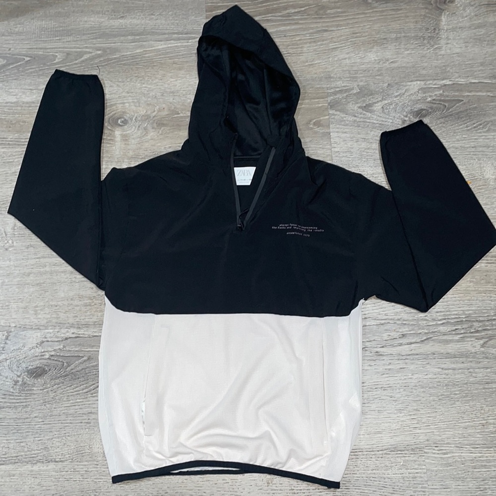ZARA Quarter Zip Hoodie